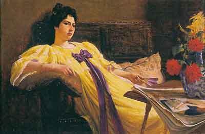 Retrato de mulher, Rodolfo Amoedo